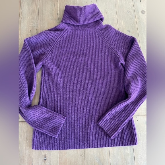 Altuzarra 100% cashmere turtleneck sweater purple - Picture 4 of 6
